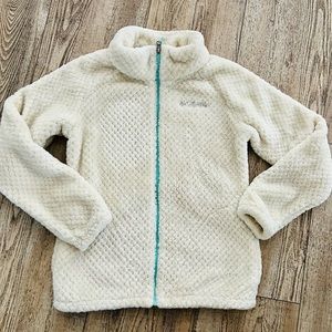 Girl's Columbia Fleece Zip up L 14/16